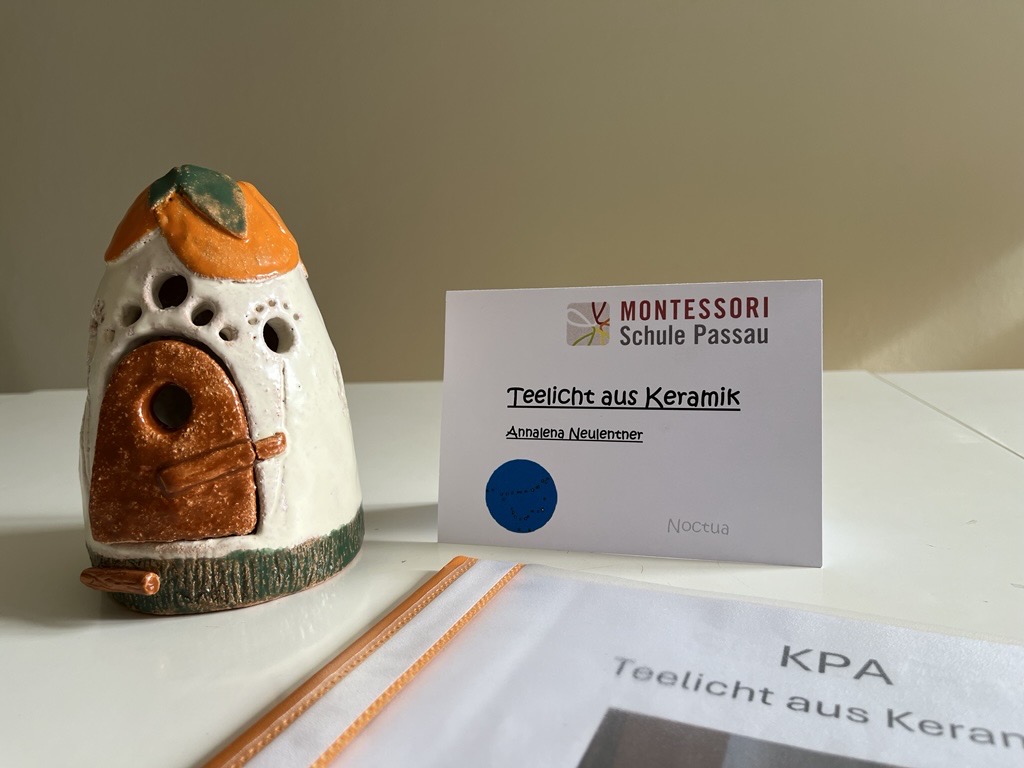 KPA Werkstück - Teelichterhalter aus Keramik